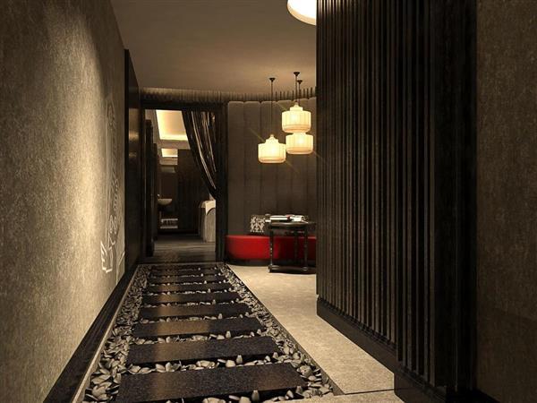 Thiết kế thi công lát sàn và ốp gạch tranh trang trí khách sạn Au Co Art Classic Hotel & Spa